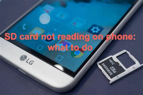 my sd card is not showing on my phone